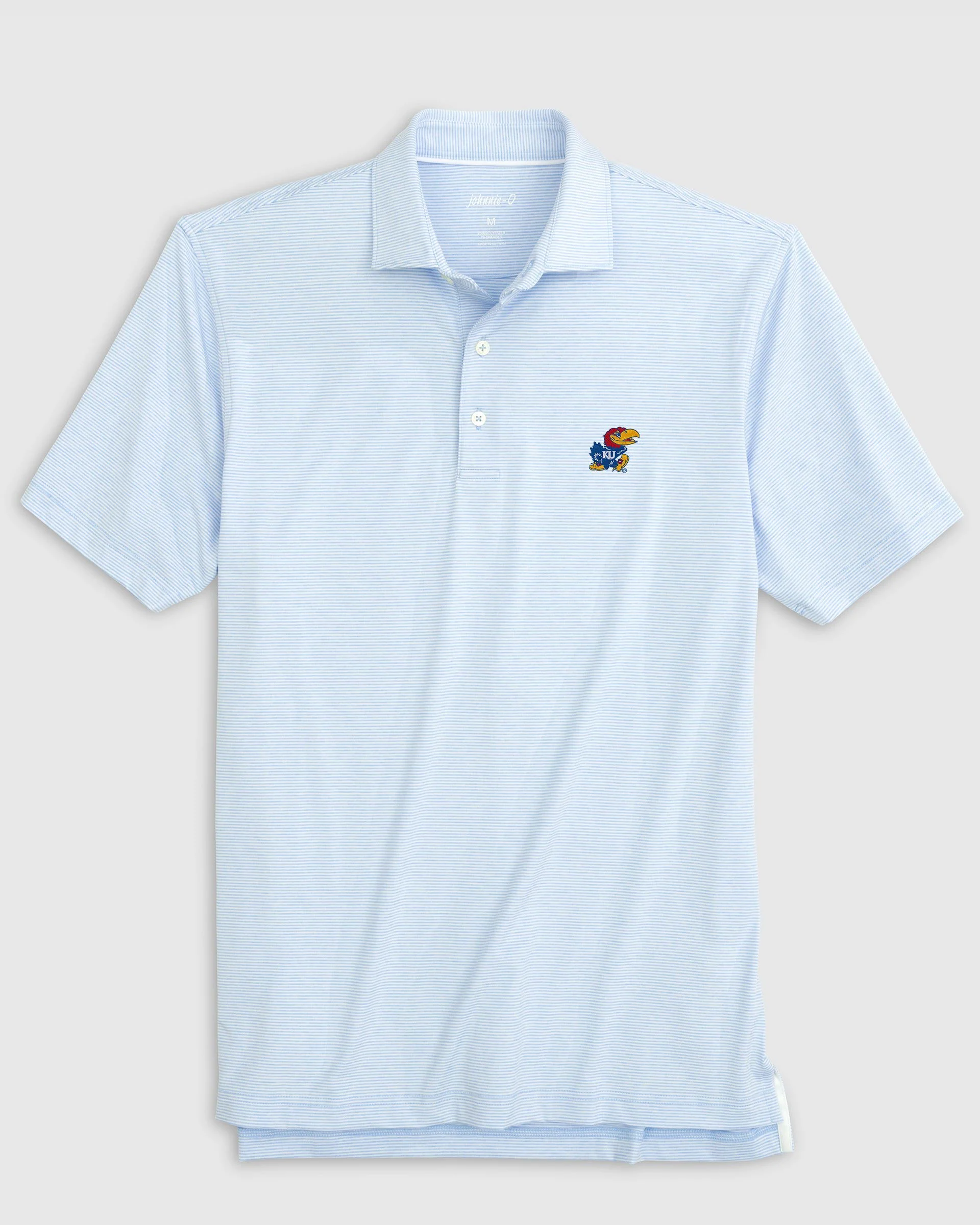 Kansas Lyndonn Striped Jersey Performance Polo - Image 2