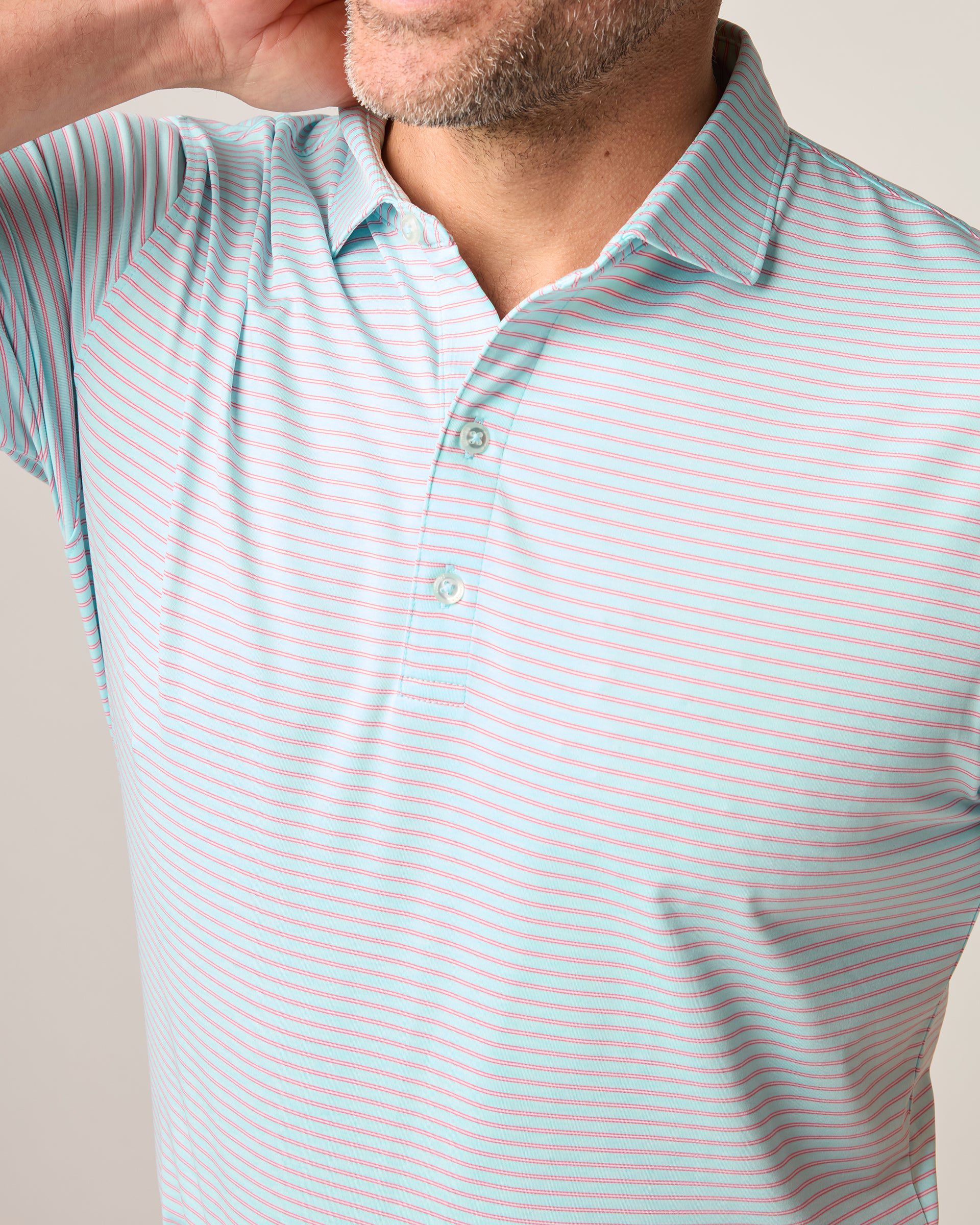 Performance Jersey Polo - Michael Stripe - Image 47