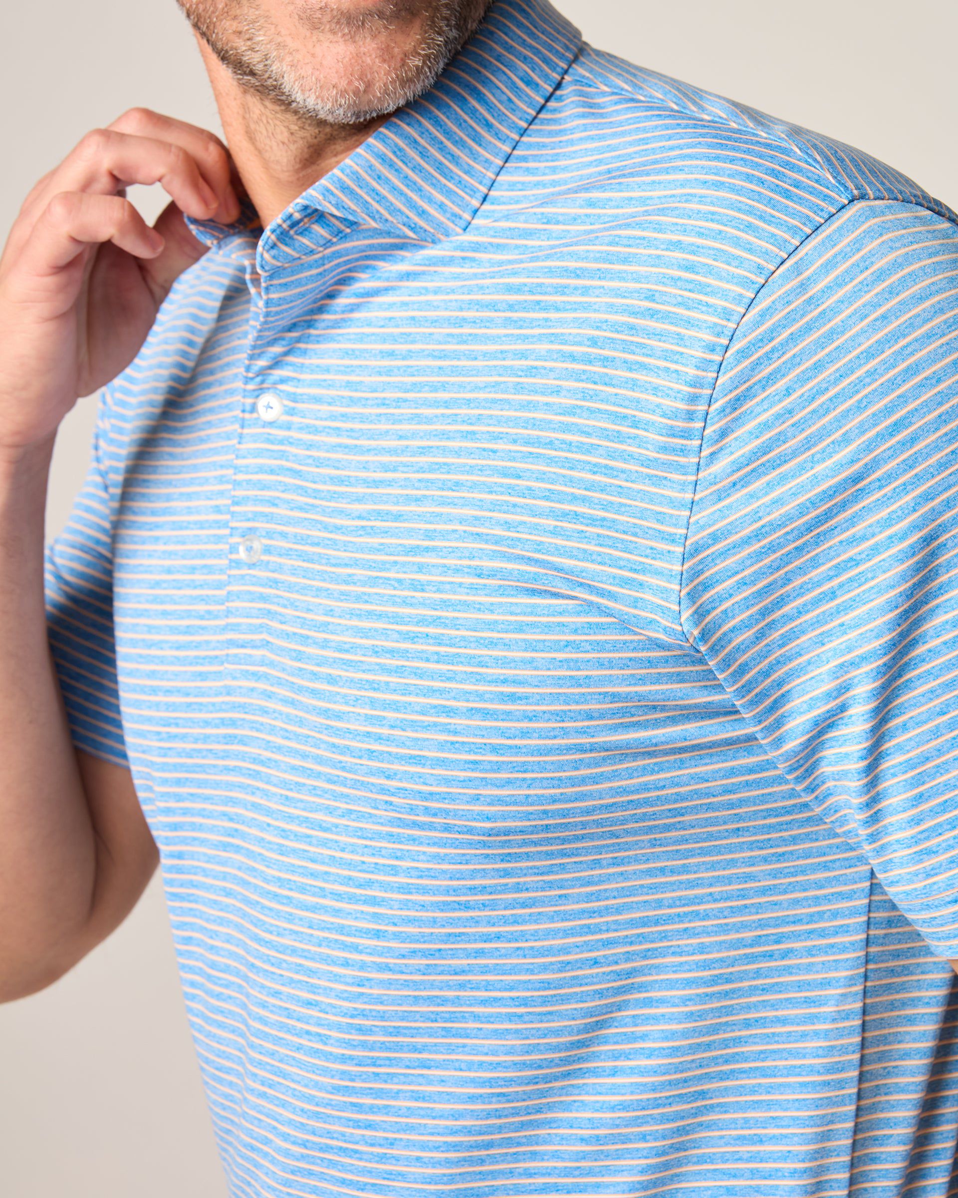Performance Jersey Polo - Michael Stripe - Image 51