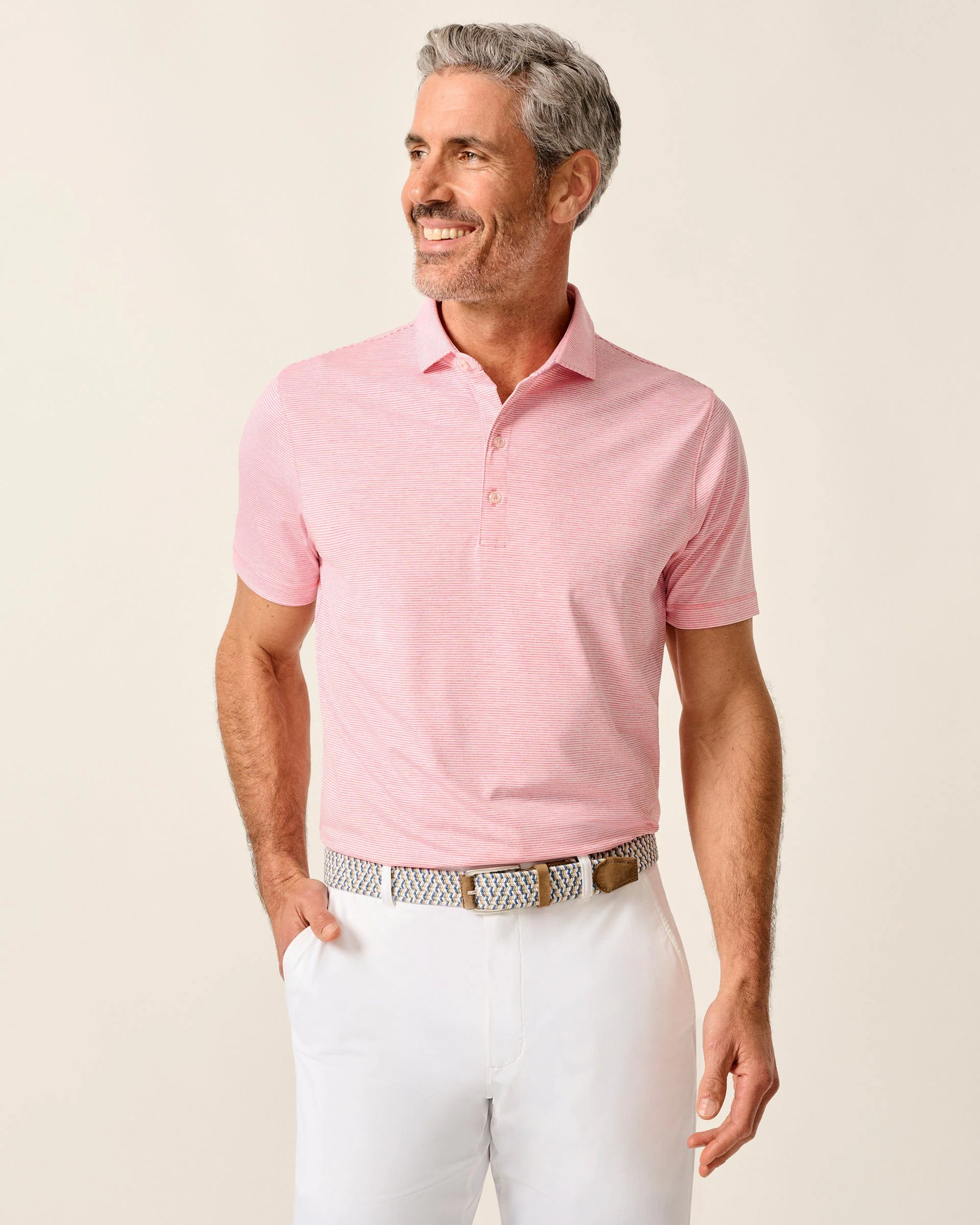 Performance Jersey Polo - Lyndonn Stripe - Image 4