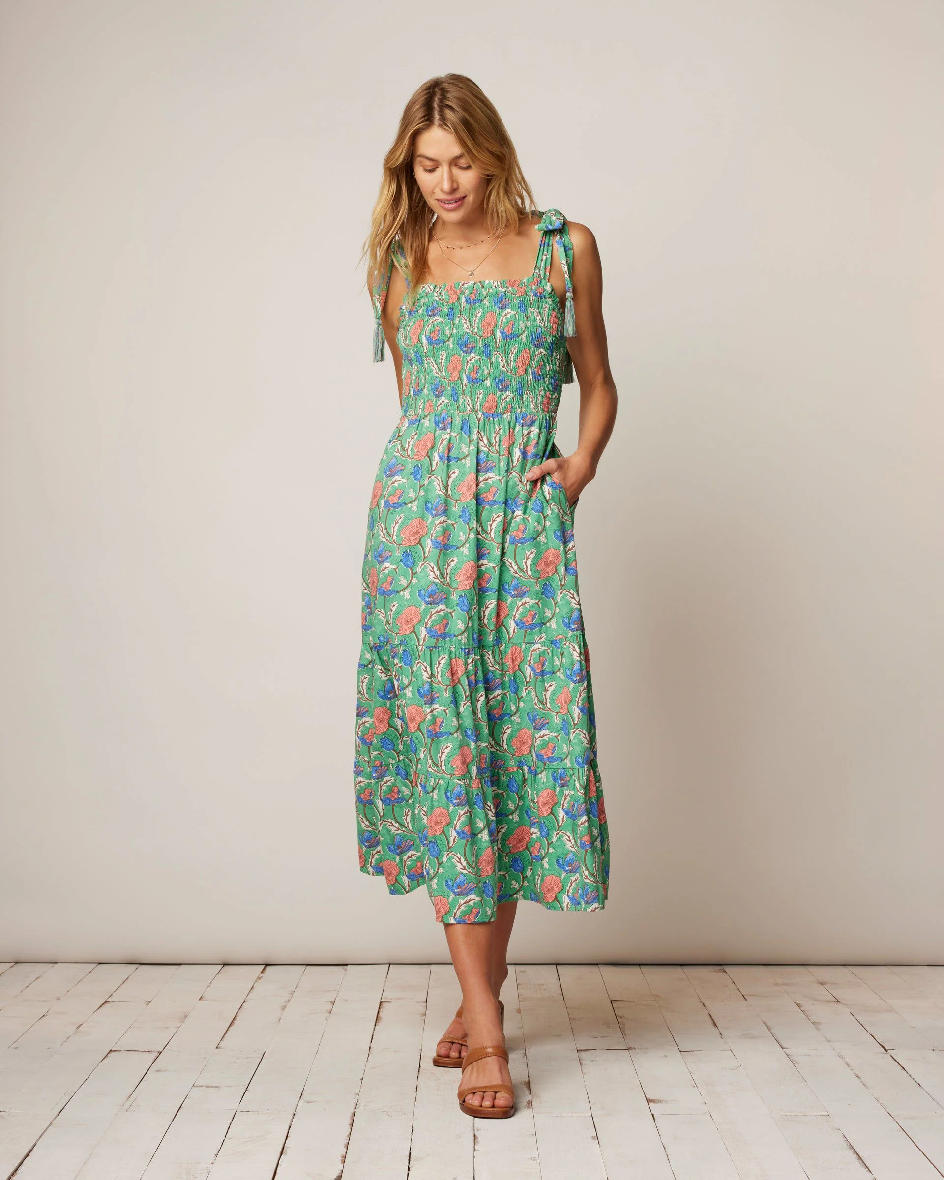 Sasha Cotton Blend Dress - Image 9