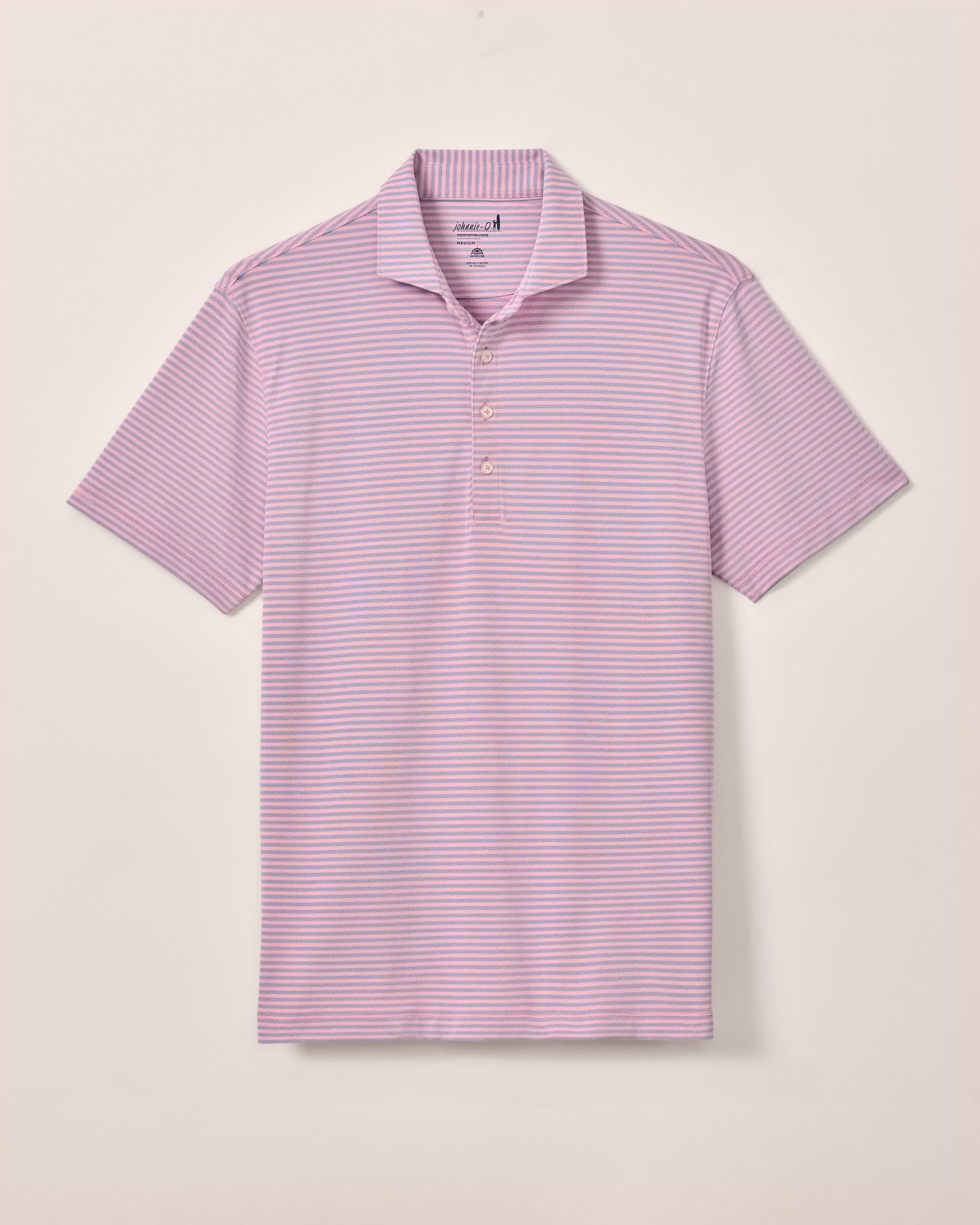 Performance Mesh Polo - Stetson Stripe - Image 6