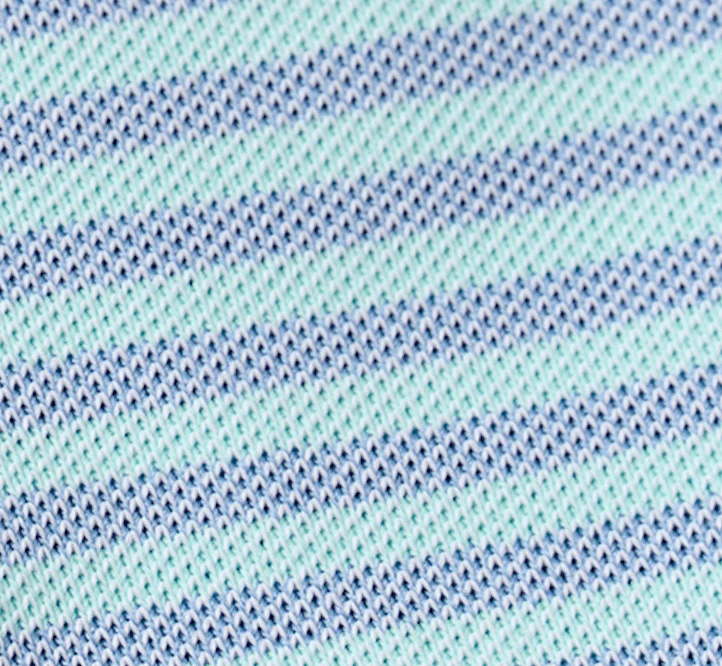 Performance Mesh Polo - Stetson Stripe - Image 11