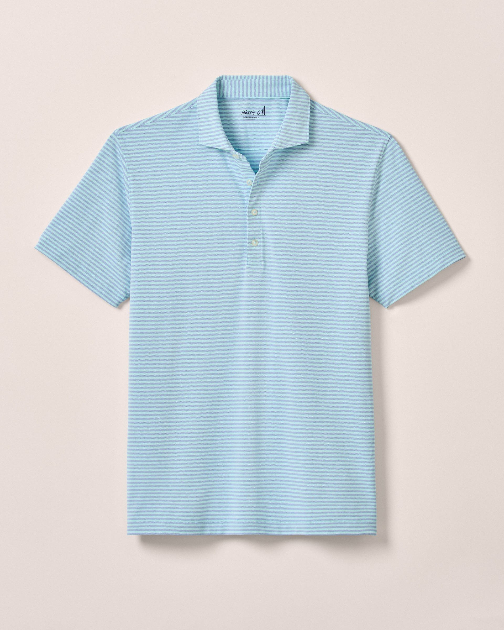 Performance Mesh Polo - Stetson Stripe - Image 6