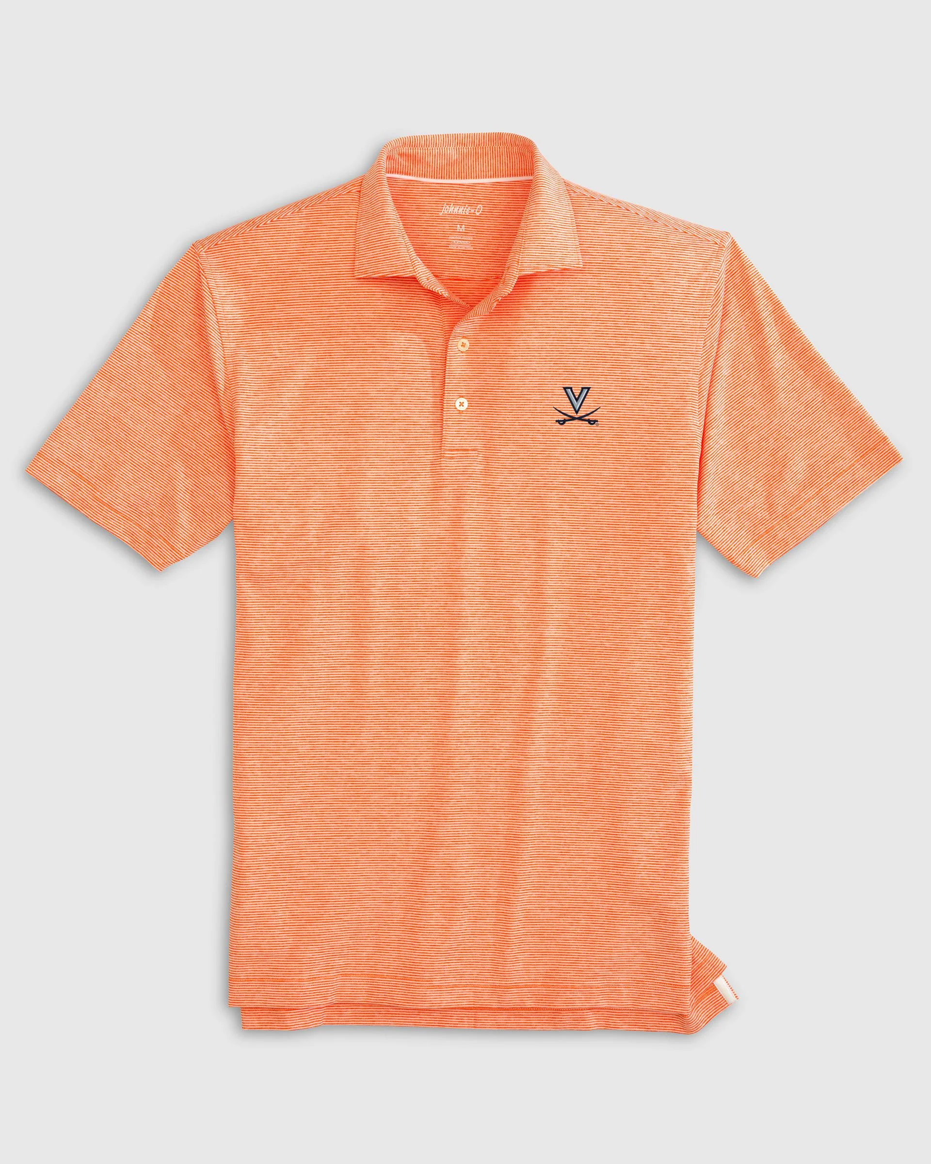Virginia Lyndonn Striped Jersey Performance Polo - Image 4