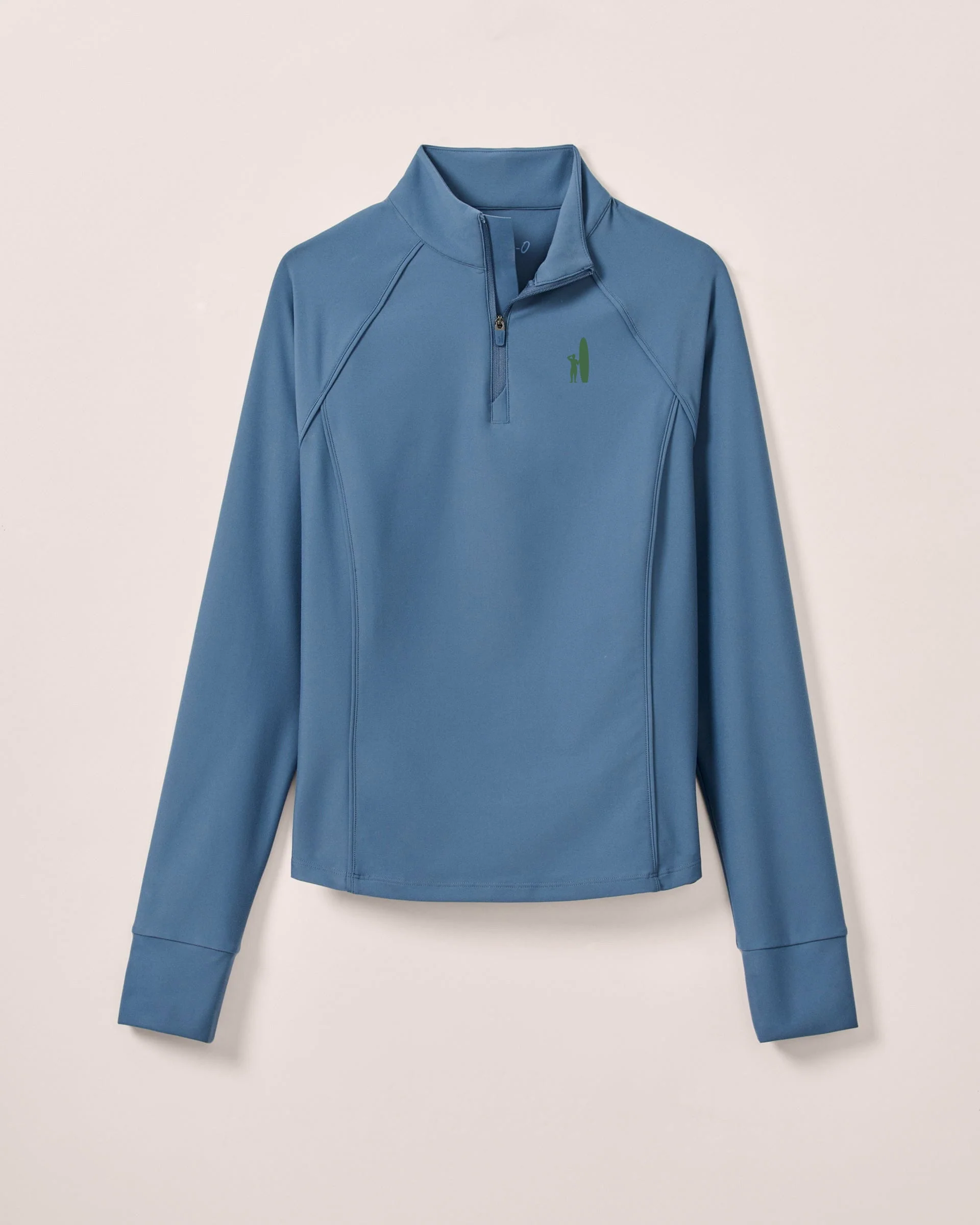 Women's Custom Surfer Logo Jasmine Performance 1/4 Zip - Image 4