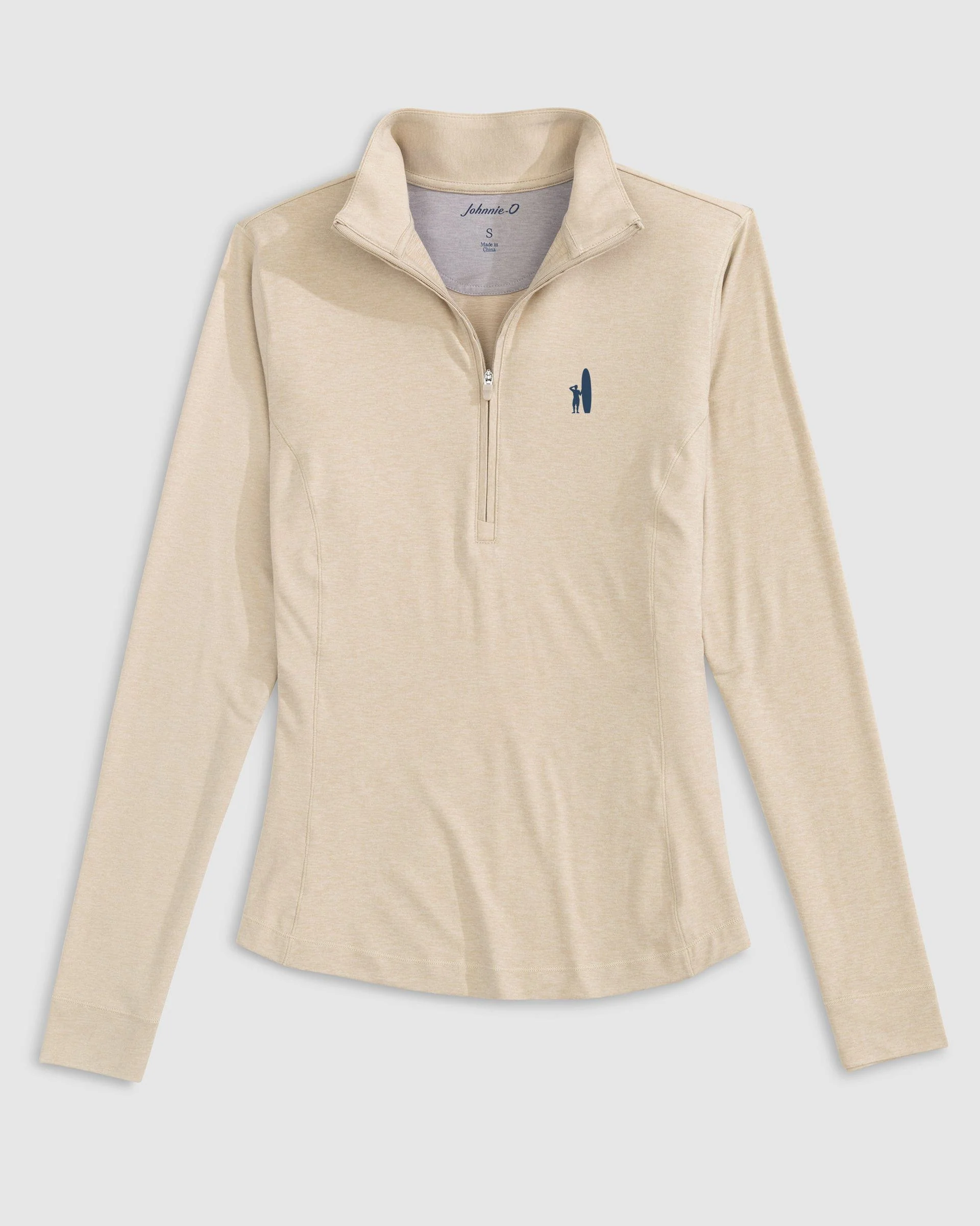 Women's Custom Surfer Logo Susie Performance 1/4 Zip - Image 13