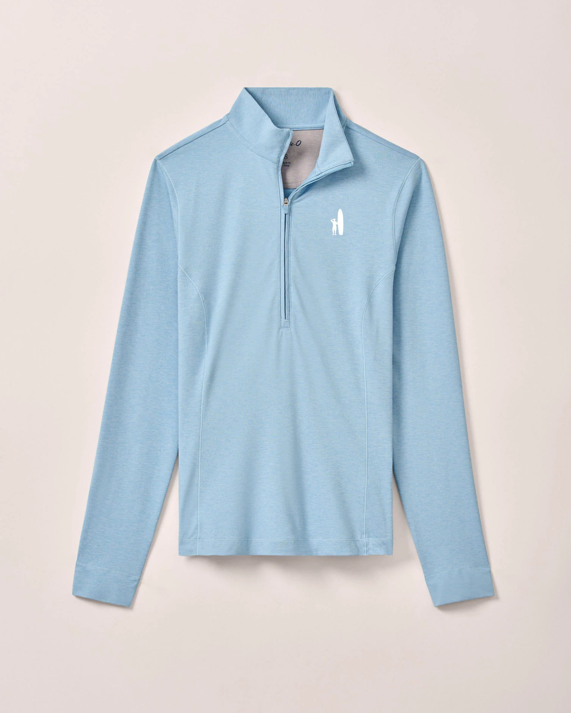 Women's Custom Surfer Logo Susie Performance 1/4 Zip - Image 5