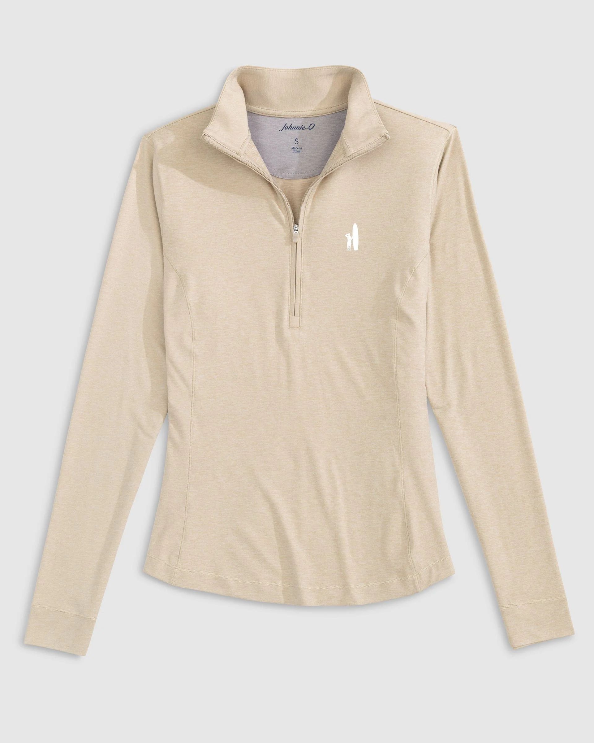 Women's Custom Surfer Logo Susie Performance 1/4 Zip - Image 8